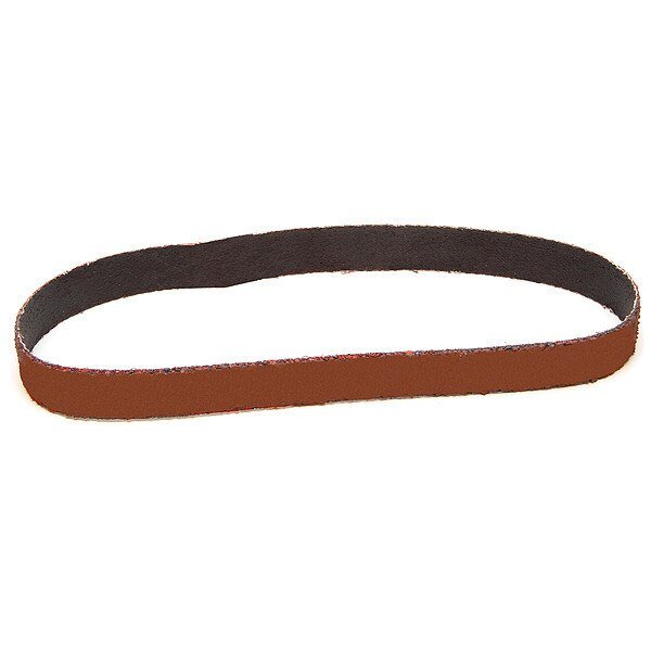 Sanding Belt, Coated, Ceramic, 120 Grit, Not Applicable, 767F, Maroon, 3M, Mfr#: 767F