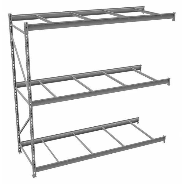 Add-On Bulk Storage Rack, 36 in D, 96 in W, 3 Shelves, TENNSCO, Mfr# 6940
