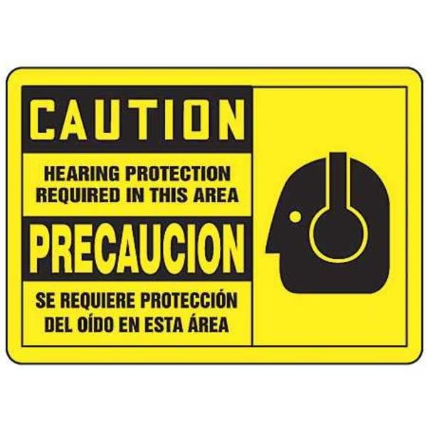 Spanish-BilinguAl Caution Sign, 10