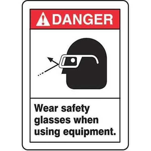 Danger Sign, 14X10