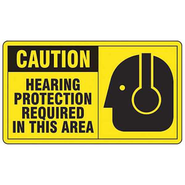 Safety Label, 3-1/2 In. H, 5 In. W, PK5, LPPE625VSP, ACCUFORM, Mfr# LPPE625VSP