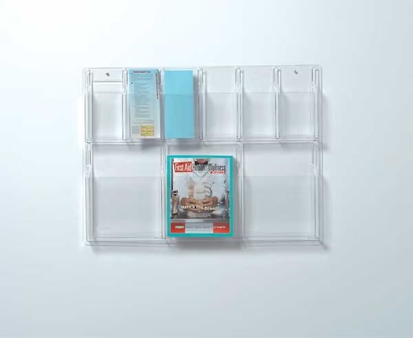 Literature Organizer, 6 Pamphlets, Safco, Mfr#: 5605CL