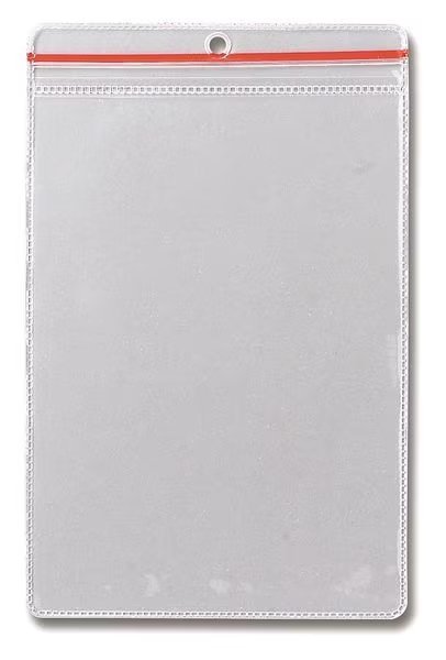 Zip Lock Env, 6-1/2 x 4-1/2 In, Clear, PK10, Brady, Mfr#: 81765