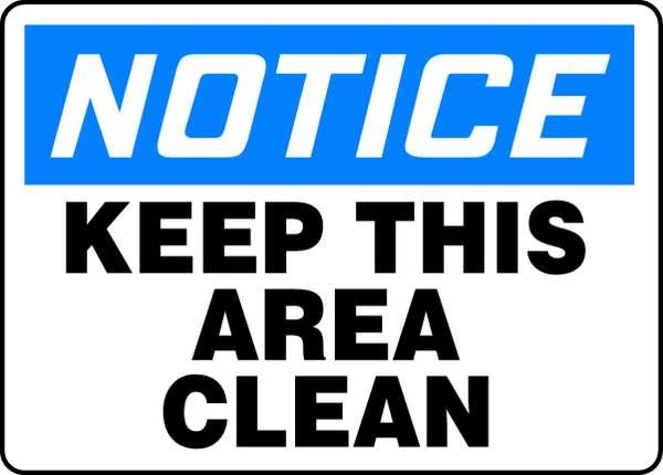 Notice Sign, 7X10
