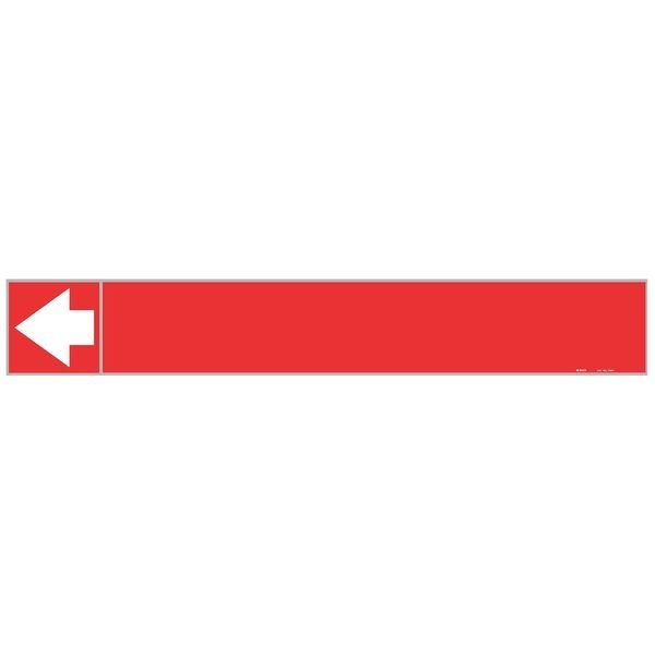 Pipe Marker, Blank, 2 In.H, 73947, BRADY, Mfr# 73947