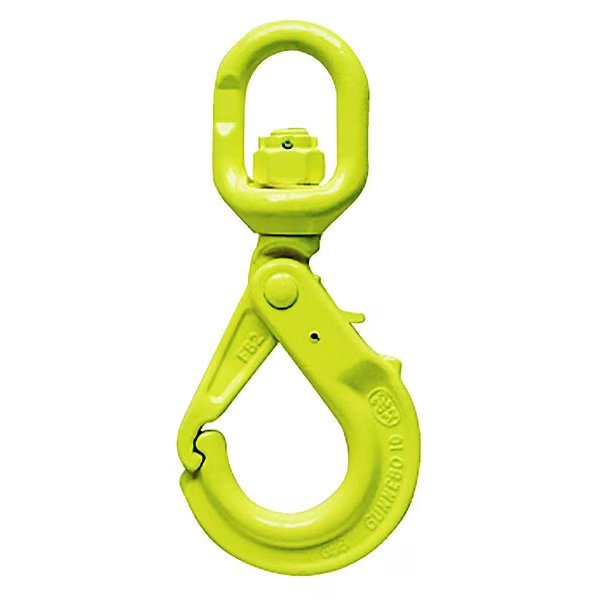 Swivel Hook, Chain Eye, Self Locking, GUNNEBO LIFTING, Mfr# CFH038GJ09