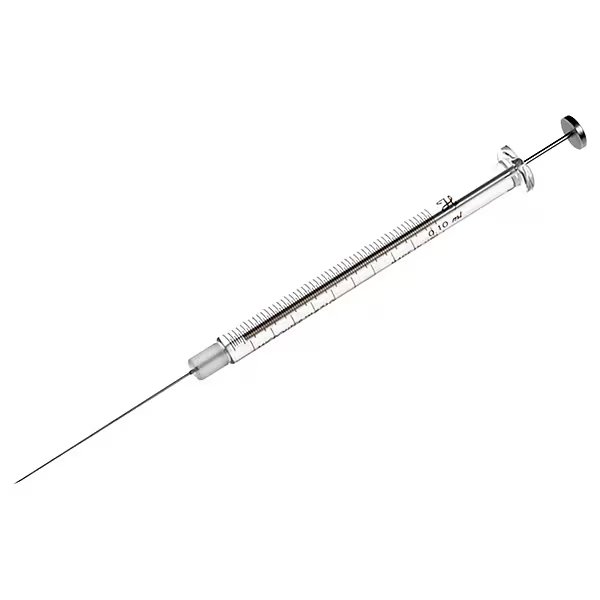 Syringe, 100uL, Cemented, Point Style 2, Hamilton, Mfr#: 80600