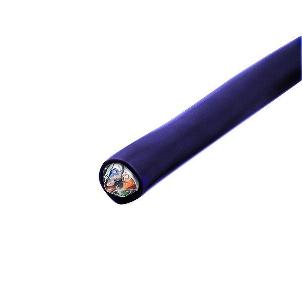CAT7 SF/FTP Cable, Black, 1000ft, 23 AWG, TRIPLETT, Mfr# CAT7-1000BK