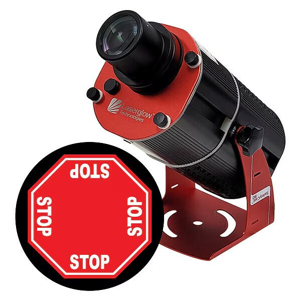 Fixed Image Projector, 80 W, 18 in Height, Laserglow Technologies, Mfr#: HSV8F064X