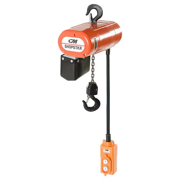 Electric Chain Hoist, 460V AC, 1/6 hp, Cm, Mfr#: 2072