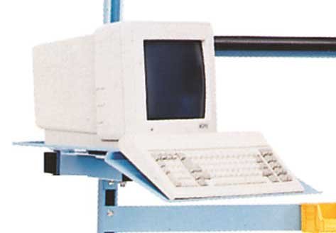 Articulating Monitor Arm, 14Wx14Dx5H, Blue, Pro-Line, Mfr#: MA-1-F63L14