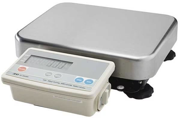 Digital Compact Bench Scale 60 lb./30kg Capacity, A&D Weighing, Mfr#: FG-30KBM