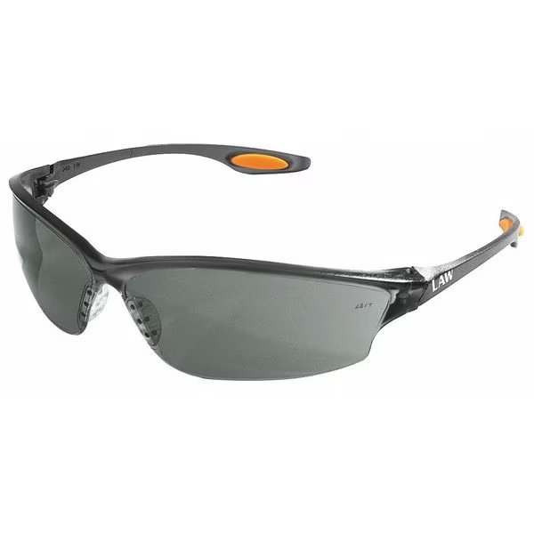 Safety Glasses, Gray Anti-Scratch, Mcr Safety, Mfr#: LW212