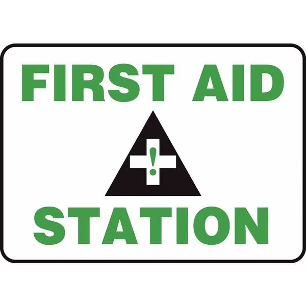 First Aid Sign, 10X14