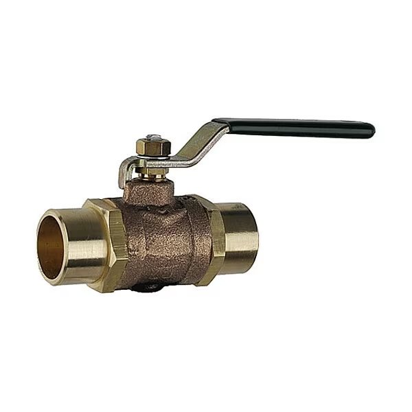 Disc Valve, 1 1/4 In Solder, Bronze, MILWAUKEE VALVE, Mfr# BB2-350 1 1/4