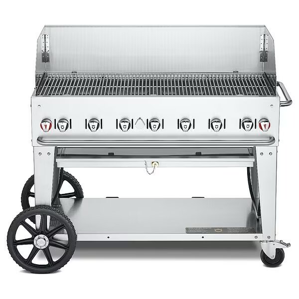 Propane Grill, Propane, 99,000 BtuH, Crown Verity, Mfr#: CV-MCB-48-SI-BULK-WGP