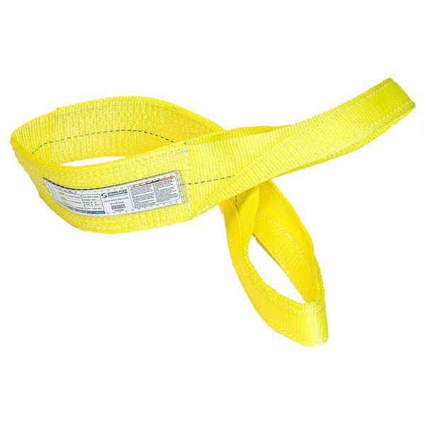 Web Sling, Flat Eye, 20 ft L, 6,400 lb Cap., Stren-Flex, Mfr#: EEF-1-904PHV