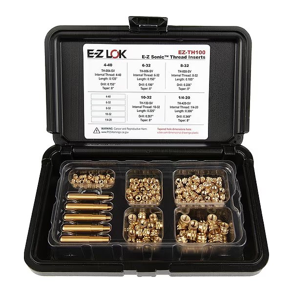 Heat-Set Threaded Insert Install Kit, EnjoyTool Select, Mfr#: EZ-TH100