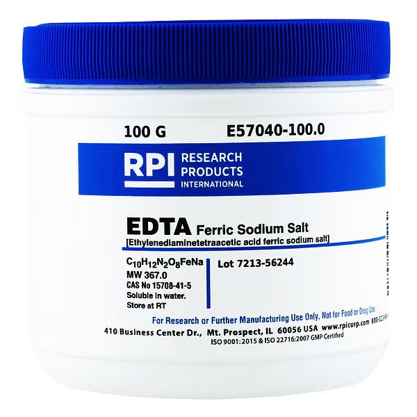 EDTA, 100g, Powder, Rpi, Mfr#: E57040-100.0
