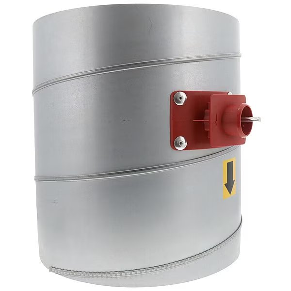Bypass Damper, Gr/Rd/Steel, 12 in. Dia., Honeywell Home, Mfr#: CPRD12