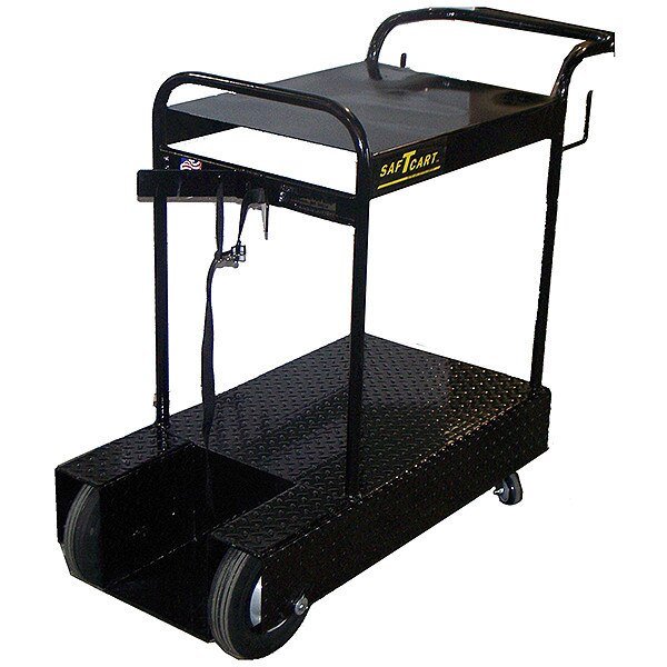 Inverter Cart, Holds 1 Cylinder, Steel, Saftcart, Mfr#: IV-1