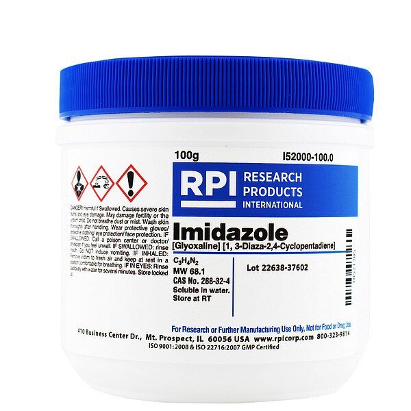 Imidazole, 100g, Powder, Rpi, Mfr#: I52000-100.0