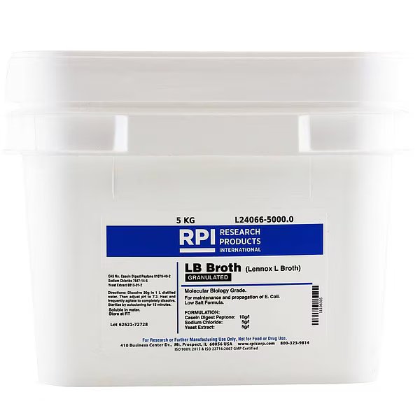 LB Broth, Granulated (Lennox L), 5kg, Rpi, Mfr#: L24066-5000.0