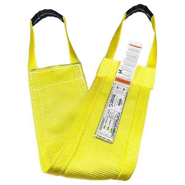 Web Sling, Flat Eye, 10 ft L, Stren-Flex, Mfr#: LB1-912P