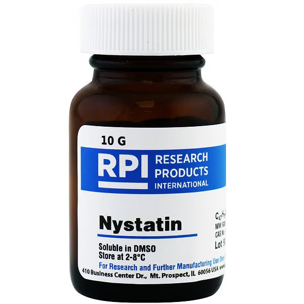 Nystatin, 10g, Rpi, Mfr#: N82020-10.0