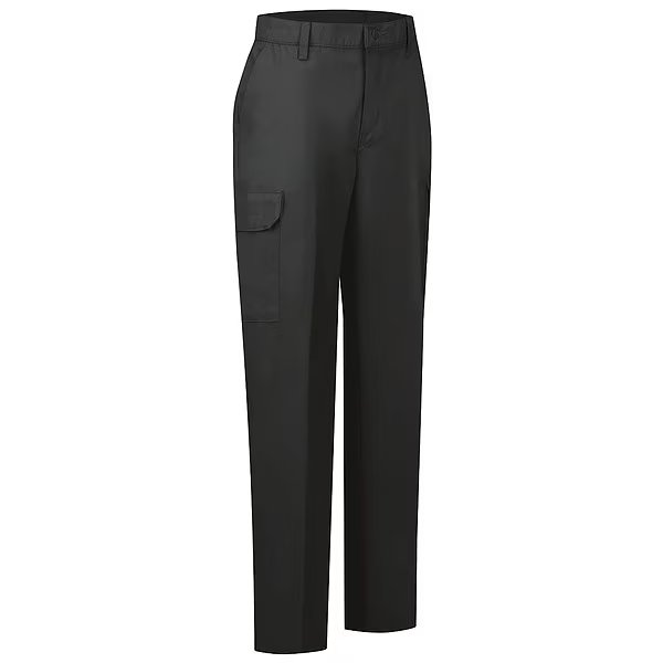 Work Pant, Black, 33 in Inseam, RED KAP, Mfr# PT89BK 8 33