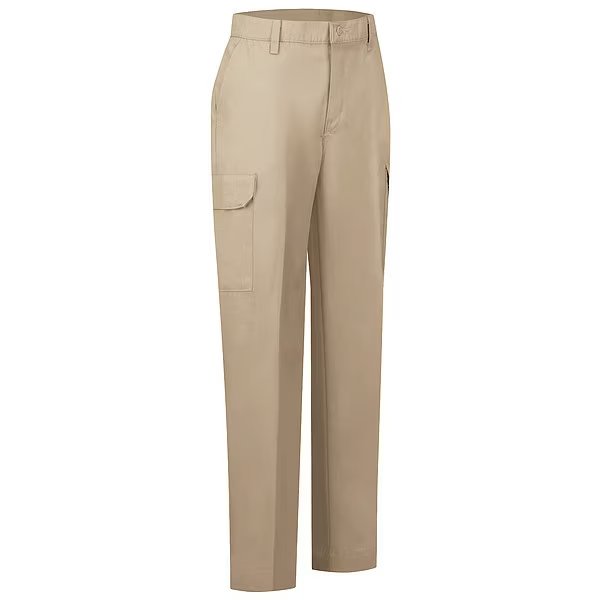 Work Pant, Khaki, 33 in Inseam, Red Kap, Mfr#: PT89KH 14 33