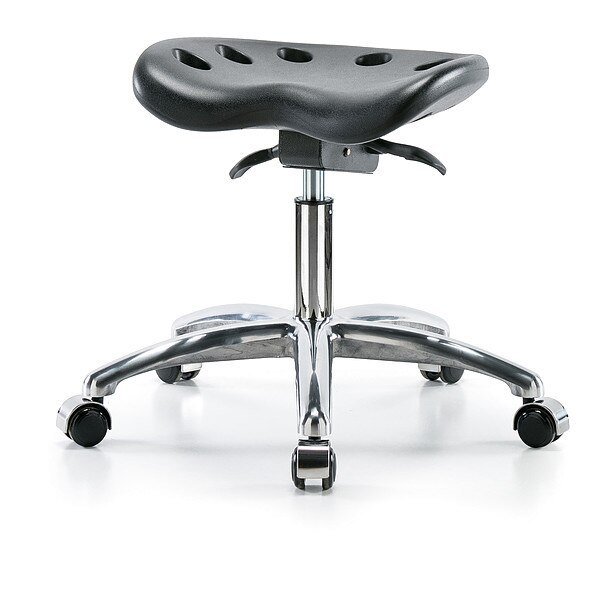 Tractor Stool, 300 lb Cap., Black, BLUE RIDGE ERGONOMICS, Mfr# PTDHSO-CR-CC-BLK