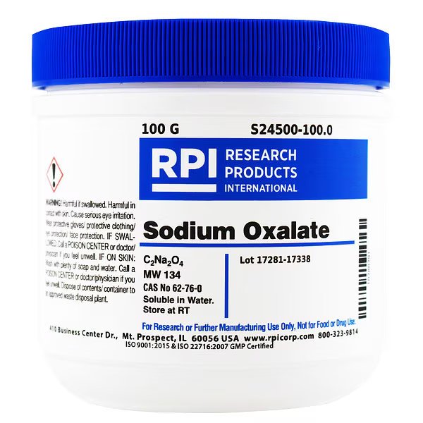 Sodium Oxilate, 100g, Rpi, Mfr#: S24500-100.0