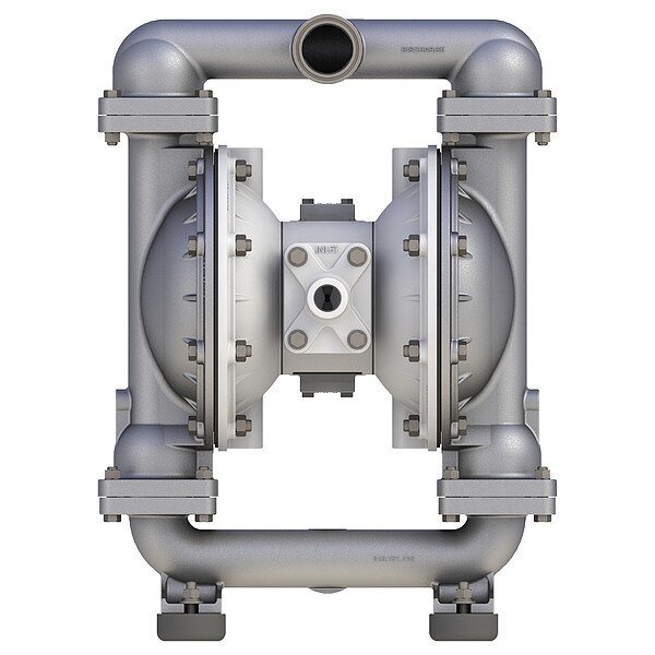 Air Operated Diaphragm Pump, 50 scfm, SANDPIPER, Mfr# T15B1SSSWTS600.
