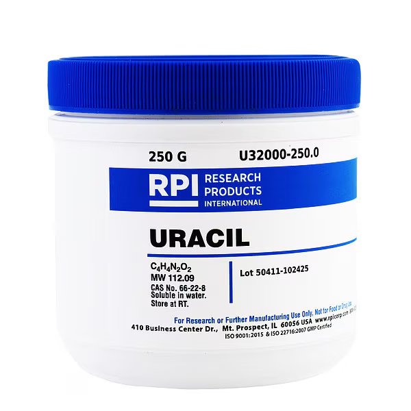 Uracil, 250g, Rpi, Mfr#: U32000-250.0