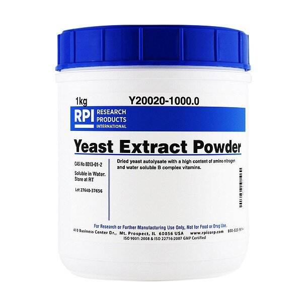 Yeast Extract, Powder, 1kg, Rpi, Mfr#: Y20020-1000.0