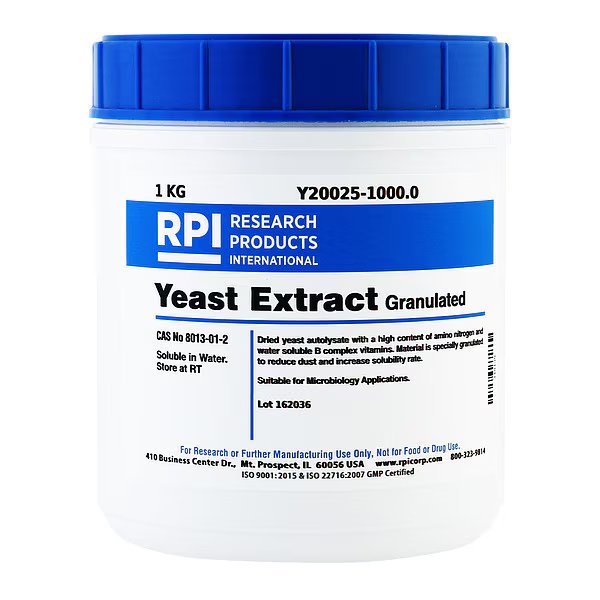 Yeast Extract, Granulated, 1kg, Rpi, Mfr#: Y20025-1000.0