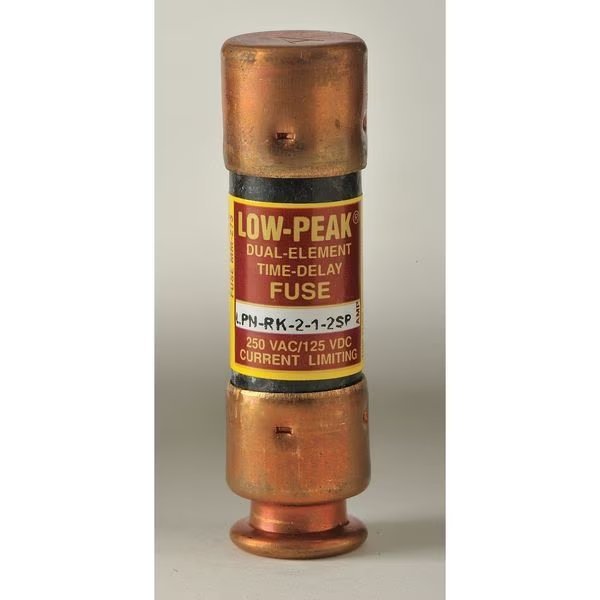 Fuse, RK1 Class, LPN-RK-SP Series, Time-Delay, 2-1/2A, 250V AC, Non-Indicating, Eaton Bussmann, Mfr#: LPN-RK-2-1/2SP