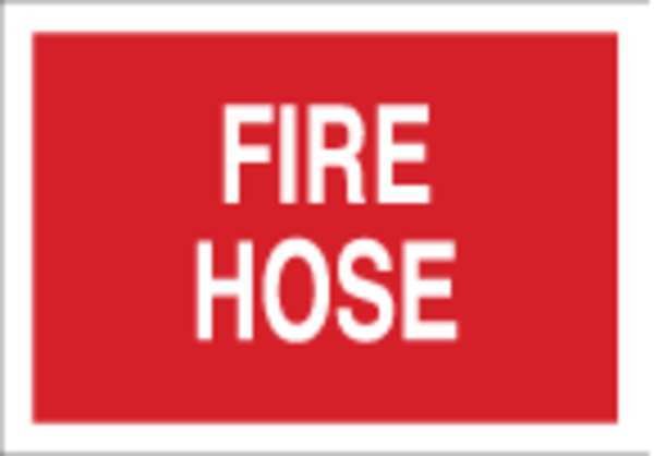 Fire Hose Sign, 7X10
