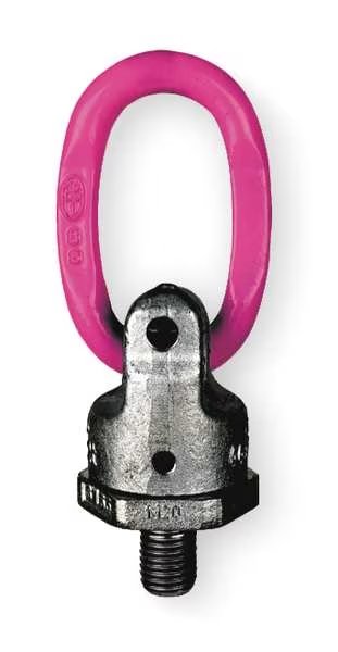 Hoist Ring, 180 Pivot, 1380 lb.Load Cap., Rud Chain, Mfr#: 7989522
