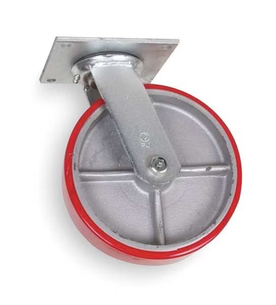 Swivl Plate Castr, Poly, 5 in., 1050 lb., EnjoyTool Select, Mfr#: 1NVL7