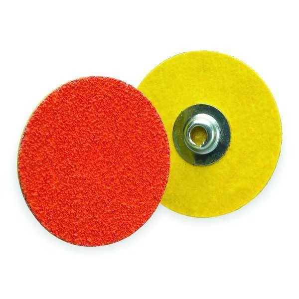 Qk Change Disc, CerAlO, 1-1/2in, 36G, PK100, NORTON ABRASIVES, Mfr# 66261162307