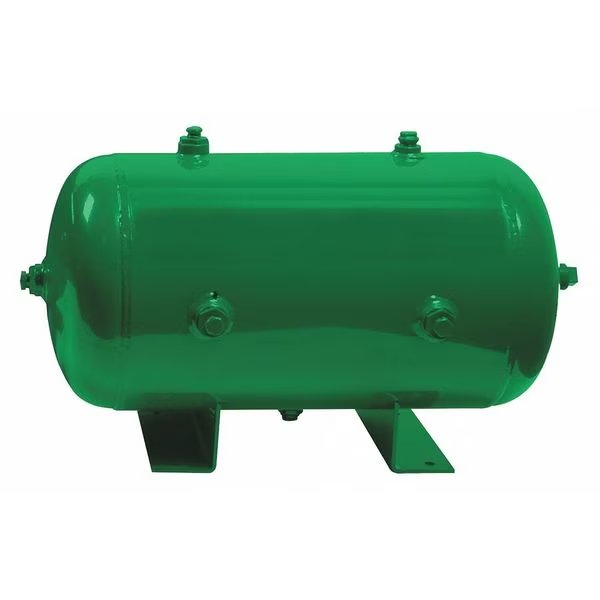 Air Tank, Stationary, 175 PSI, 6 Gal, Horiz, SPEEDAIRE, Mfr# 1TZY8