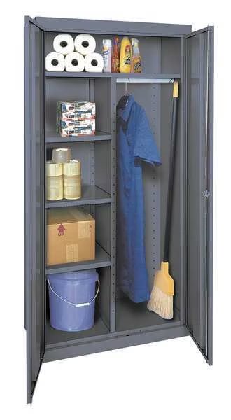 16 ga. ga. Steel Storage Cabinet, 36 in W, 78 in H, Stationary, EnjoyTool Select, Mfr#: 1UEZ1