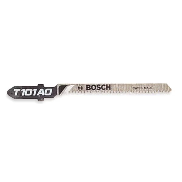 Jigsaw Blade, T-Shank, 3 In. L, PK5, BOSCH, Mfr# T101AO
