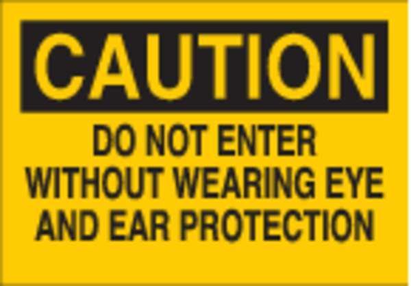 Caution Sign, 10X14