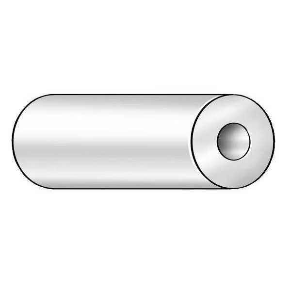 White UHMW Polyethylene Tube Stock 10 ft L, 2 1/4 in Inside Dia, 2 5/8 in Outside Dia, EnjoyTool select, Mfr# 62567104