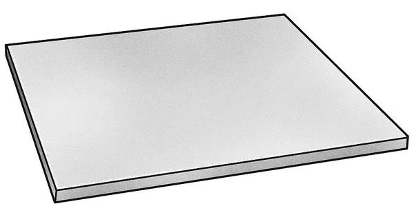 Blank, Aluminum, 6061, 1/2 x 12 x 12 In, EnjoyTool select, Mfr# SB-6061-0500-12-12