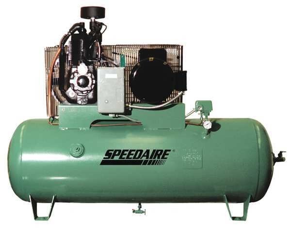 Electric Air Compressor, 2 Stage, 23.5 cfm, Speedaire, Mfr#: 1WD86
