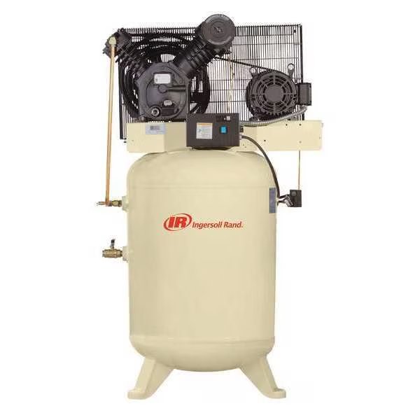 Electric Air Compressor, 2 Stage, 10 HP, Ingersoll-Rand, Mfr#: 2545K10-V-200/3